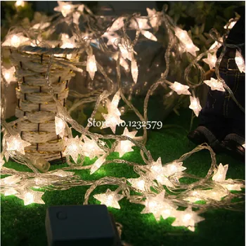10M 80 LED Fairy String Lights Battery Operated Scrub Pentagram Five-pointed star Christmas Xmas Party Wedding Garden Garland
10M 80 LED Fairy String Lights Battery Operated Scrub Pentagram Five-pointed star Christmas Xmas Party Wedding Garden Garland