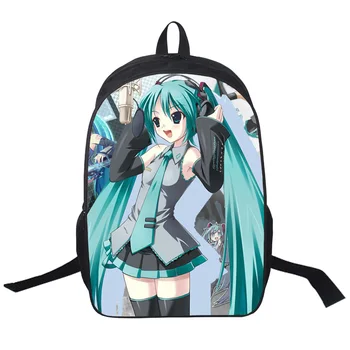 16 Inch Hatsune Miku Backpack For Teenagers Girls Boys Backpack Children Daily Backpacks Men Women Travel Bag Kids School Bags
16 Inch Hatsune Miku Backpack For Teenagers Girls Boys Backpack Children Daily Backpacks Men Women Travel Bag Kids School Bags