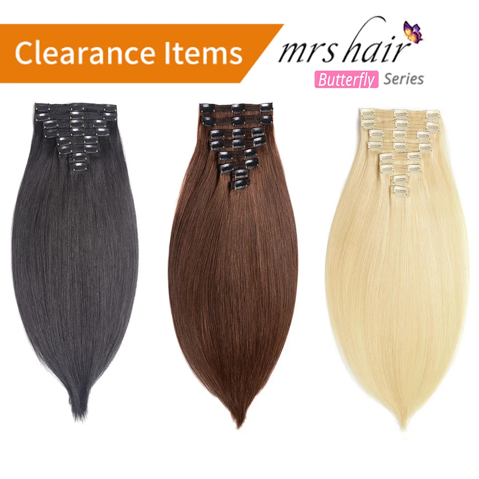 MRSHAIR 24 Inches Clip In Human Hair Extensions Straight 8pc Set Machine Made Remy Clip Ins Full Hair Brazilian Hair Blonde
MRSHAIR 24 Inches Clip In Human Hair Extensions Straight 8pc Set Machine Made Remy Clip Ins Full Hair Brazilian Hair Blonde