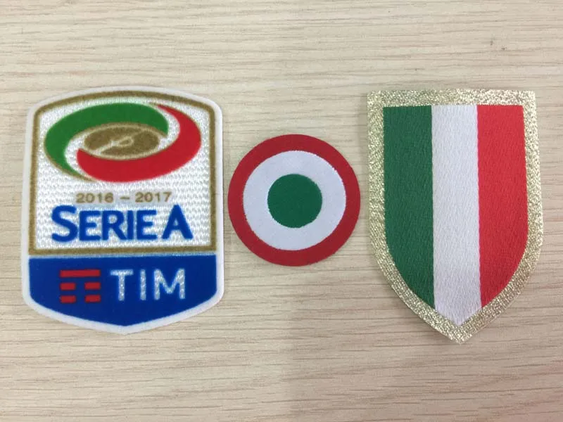 16 17 Italia Calcio patch Serie A patch red coppa Italia Circle Scudetto patch Scudetto Italy Cup patches 3 pcs
16 17 Italia Calcio patch Serie A patch red coppa Italia Circle Scudetto patch Scudetto Italy Cup patches 3 pcs