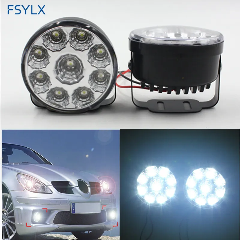 High quality 9LED Round Daytime Running Light DRL With Automatic Switch Car Auto Circular 9 SMD LED DRL day driving light
High quality 9LED Round Daytime Running Light DRL With Automatic Switch Car Auto Circular 9 SMD LED DRL day driving light