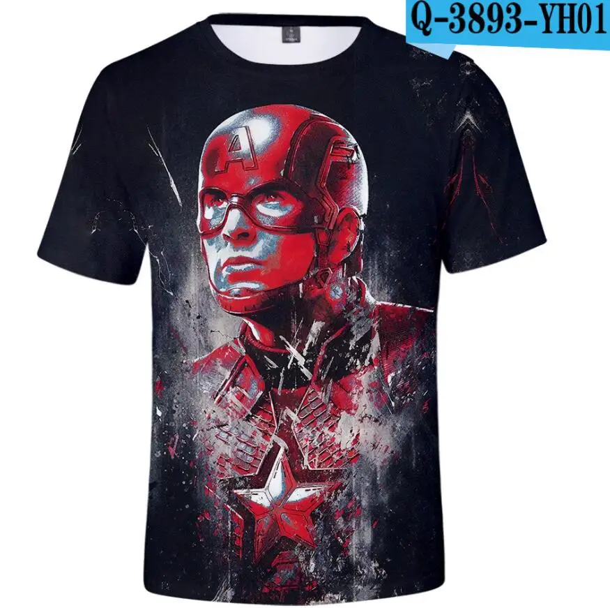 2019 NEW Marvel Avengers 4 final t shirt 3d printing superhero America T shirt Cosplay T shirt men Kids summer fashion t shirt
2019 NEW Marvel Avengers 4 final t shirt 3d printing superhero America T shirt Cosplay T shirt men Kids summer fashion t shirt