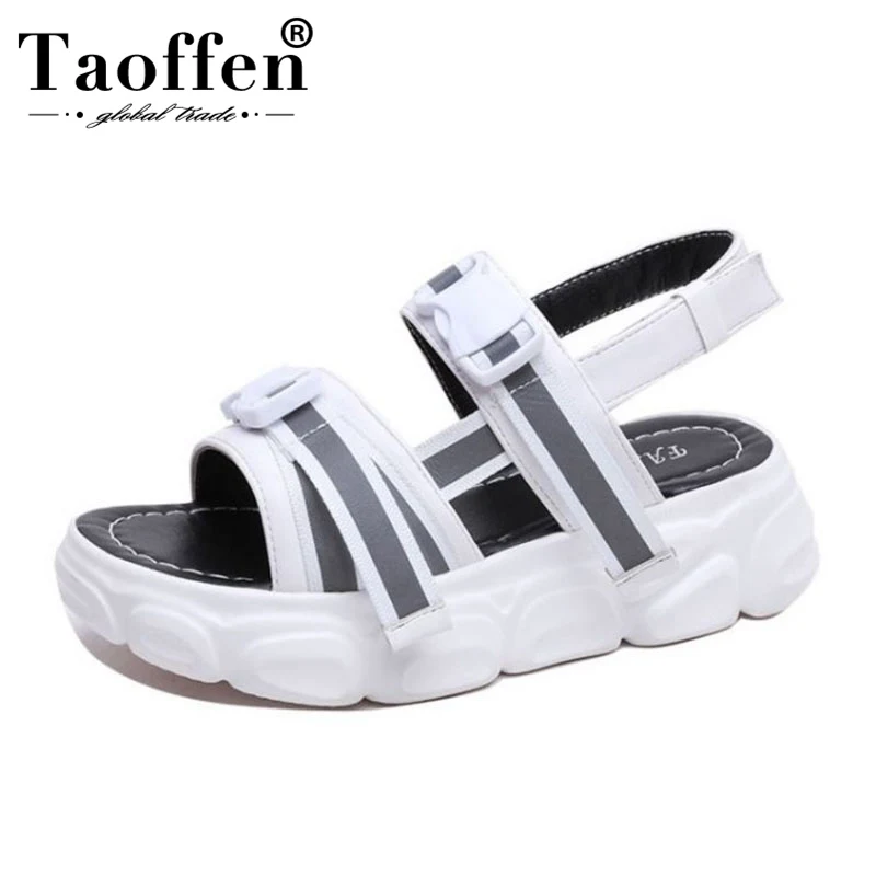 TAOFFEN Thick Sole Sandals Women Fashion Summer Outdoor Platform Shoes Leisure Outdoor Beach Shoes Zapatos De Mujer Size 35-39
TAOFFEN Thick Sole Sandals Women Fashion Summer Outdoor Platform Shoes Leisure Outdoor Beach Shoes Zapatos De Mujer Size 35-39