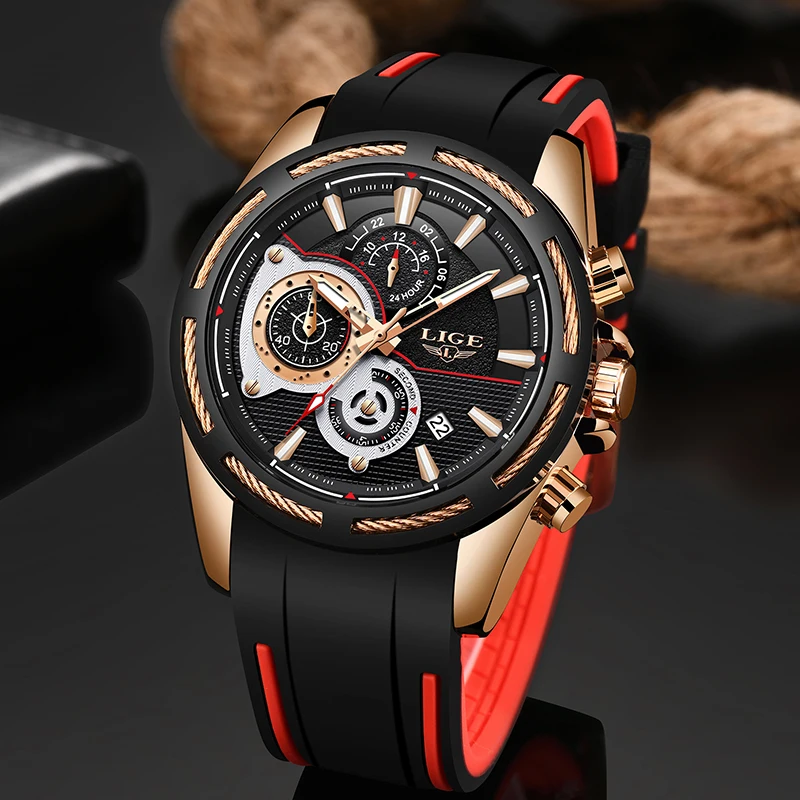 LIGE New Mens Watches Top Luxury Brand Men Unique Sports Watch Men's Quartz Date Clock Waterproof Wrist Watch Relogio Masculino
LIGE New Mens Watches Top Luxury Brand Men Unique Sports Watch Men's Quartz Date Clock Waterproof Wrist Watch Relogio Masculino