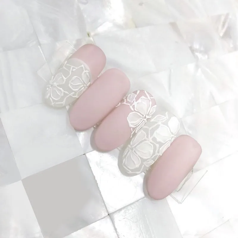 New arrival Princess style pink pure color lace pattern false nails with designs Beautiful wedding decorated full nail tips
New arrival Princess style pink pure color lace pattern false nails with designs Beautiful wedding decorated full nail tips