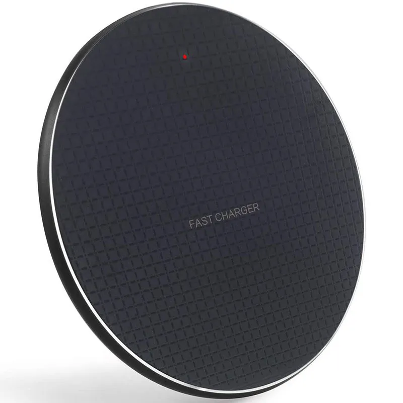 7.5W/10W Wireless Fast/Quick Charging Desktop QI Aluminum Charger Pad For Iphone X XS MAX Samsung Galaxy S9 S10 Plus XIAOMI 9
7.5W/10W Wireless Fast/Quick Charging Desktop QI Aluminum Charger Pad For Iphone X XS MAX Samsung Galaxy S9 S10 Plus XIAOMI 9