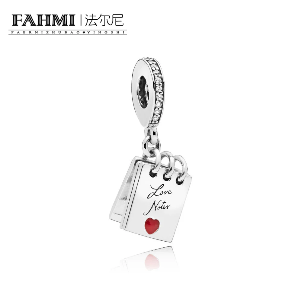 FAHMI 100% 925 Sterling Silver Fashion Valentine's Day 797835CZ Love Notes Hanging Charm Pendant Suitable DIY Necklace Gift
FAHMI 100% 925 Sterling Silver Fashion Valentine's Day 797835CZ Love Notes Hanging Charm Pendant Suitable DIY Necklace Gift