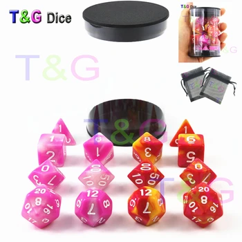 New Arrival-2 Sets of Dados Dnd Dices with A High Quality Tube,Plus Two Black Dice Bags As Gifts for Rpg Boardgame
New Arrival-2 Sets of Dados Dnd Dices with A High Quality Tube,Plus Two Black Dice Bags As Gifts for Rpg Boardgame