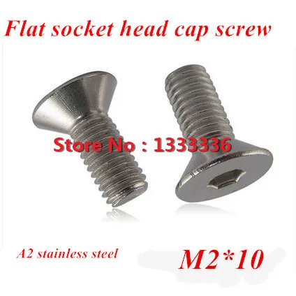 1000pcs M2*10 DIN7991 Stainless steel Flat (Countersunk) Head Drive Hexagon Socket Cap Screw Bolt
1000pcs M2*10 DIN7991 Stainless steel Flat (Countersunk) Head Drive Hexagon Socket Cap Screw Bolt