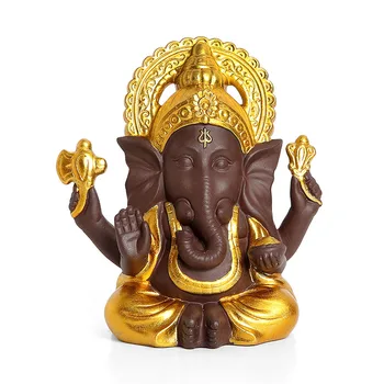 Thai Elephant God Ganesh statue Tea pet Pure Indian Buddhist Creative Ceramics buddha statue
Thai Elephant God Ganesh statue Tea pet Pure Indian Buddhist Creative Ceramics buddha statue