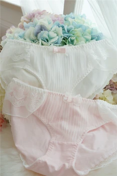 Princess sweet lolita underwear Japanese Princess Embroidered gauze pierced hook flower cotton Lace sweet and sexy DOS NK009
Princess sweet lolita underwear Japanese Princess Embroidered gauze pierced hook flower cotton Lace sweet and sexy DOS NK009
