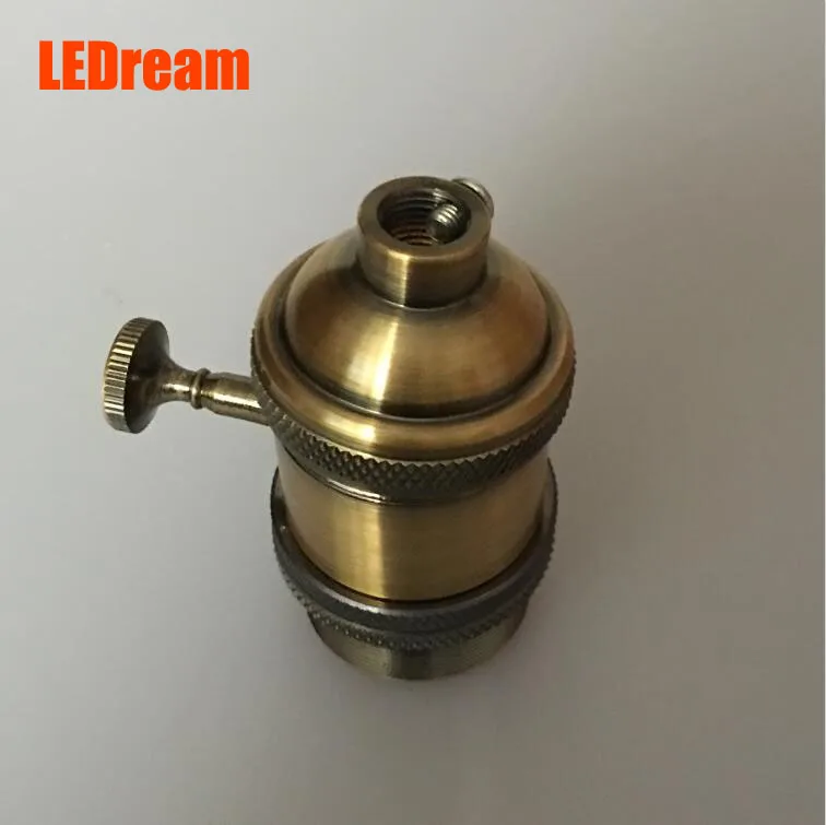 LEDream Free shipping Factory wholesale Loft Vintage Retro Plated Edison socket holder E27/UL/110V/220V Aluminium Lamp Base
LEDream Free shipping Factory wholesale Loft Vintage Retro Plated Edison socket holder E27/UL/110V/220V Aluminium Lamp Base