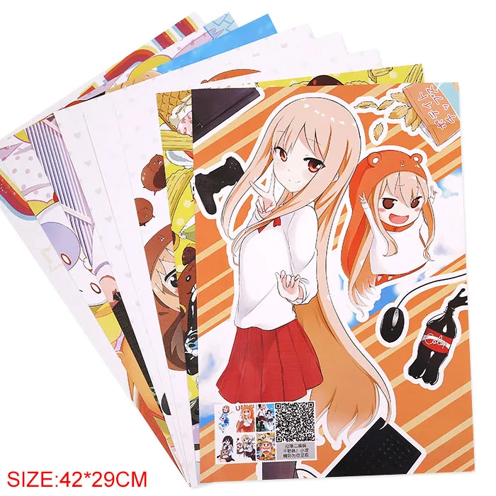 8 PCS/LOT Anime Himouto! Umaru-chan Embossing Poster toys Size 42x29 cm for gifts
8 PCS/LOT Anime Himouto! Umaru-chan Embossing Poster toys Size 42x29 cm for gifts