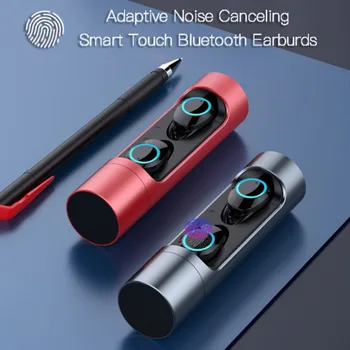 TWS Bluetooth 5.0 Wireless Earphone Deep Bass Stereo Headset Waterproof Earpiece Earphones Mini Earbuds with Charging Box
TWS Bluetooth 5.0 Wireless Earphone Deep Bass Stereo Headset Waterproof Earpiece Earphones Mini Earbuds with Charging Box