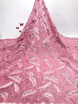 pink French lace fabric 5yards velvet with sequins laces for women luxury asoebi dresses 2019 high quality nigerian fabric red
pink French lace fabric 5yards velvet with sequins laces for women luxury asoebi dresses 2019 high quality nigerian fabric red