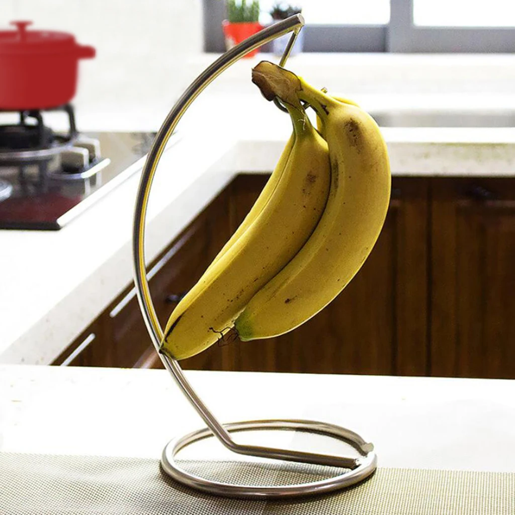 Banana Tree Hook Hanger Fruit Holder Kitchen Storage Rack Stand Organiser