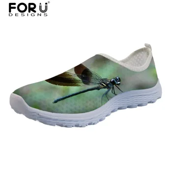 FORUDESIGNS Cute Dragonfly Prints Summer Women Shoes Flats Female Breathable Comfortable Mesh Shoes Zapatos Mujer Women's Casual
FORUDESIGNS Cute Dragonfly Prints Summer Women Shoes Flats Female Breathable Comfortable Mesh Shoes Zapatos Mujer Women's Casual
