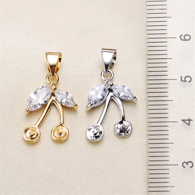 Fashion Double Pearl Shell Necklace Pendant Connector DIY Jewelry Findings Cherry Charms Accessories Pendant Findings
Fashion Double Pearl Shell Necklace Pendant Connector DIY Jewelry Findings Cherry Charms Accessories Pendant Findings