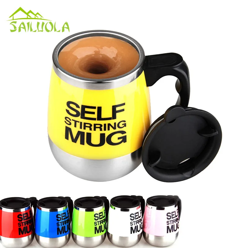 1Pcs Automatic Plain Mixing coffee cup tea Lazy Self strring mug button Pressing travel mug 450ml
1Pcs Automatic Plain Mixing coffee cup tea Lazy Self strring mug button Pressing travel mug 450ml