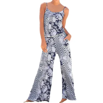 2019 Spring Ladies Floral Sling High Waistline Tight -fitting Long Overall Lady From Shouldedraw Down Old Just Straight Overall 
2019 Spring Ladies Floral Sling High Waistline Tight -fitting Long Overall Lady From Shouldedraw Down Old Just Straight Overall