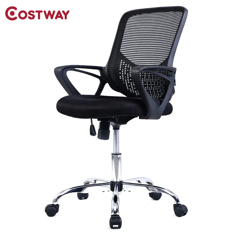 COSTWAY Современный эргономичный сетки Регулируемый офисное кресло босса Лифт стул