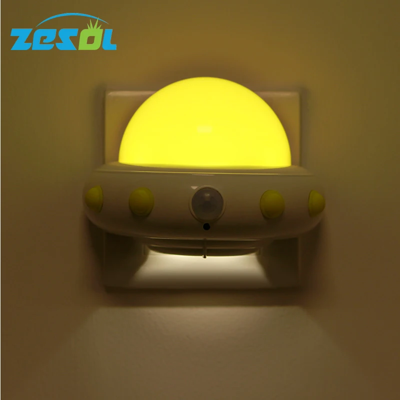ZESOL UFO LED Night Light Design Wall Lamp Remote Control Wireless Corridor Lamp Wardrobe Bedroom Led Light Plug Type 220V
ZESOL UFO LED Night Light Design Wall Lamp Remote Control Wireless Corridor Lamp Wardrobe Bedroom Led Light Plug Type 220V