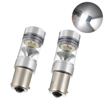 2 Pcs 1200LM Extremely Bright LED Bulbs Car Fog Tail Light Driving Lamp DRL Day Runnight Reversing 100 W 6000 K White
2 Pcs 1200LM Extremely Bright LED Bulbs Car Fog Tail Light Driving Lamp DRL Day Runnight Reversing 100 W 6000 K White