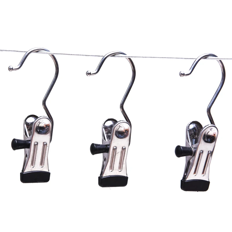 10PCS Portable Laundry Hook Hanging Clothes Pins Stainless Steel Travel Home Clothing Boot Hanger Hold Clips
10PCS Portable Laundry Hook Hanging Clothes Pins Stainless Steel Travel Home Clothing Boot Hanger Hold Clips