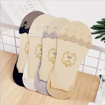 1 Pair Women Sock Summer Slippers Short Solid Color Nylon Lace Thin Socks Lady Mesh Invisable Boat Socks
1 Pair Women Sock Summer Slippers Short Solid Color Nylon Lace Thin Socks Lady Mesh Invisable Boat Socks