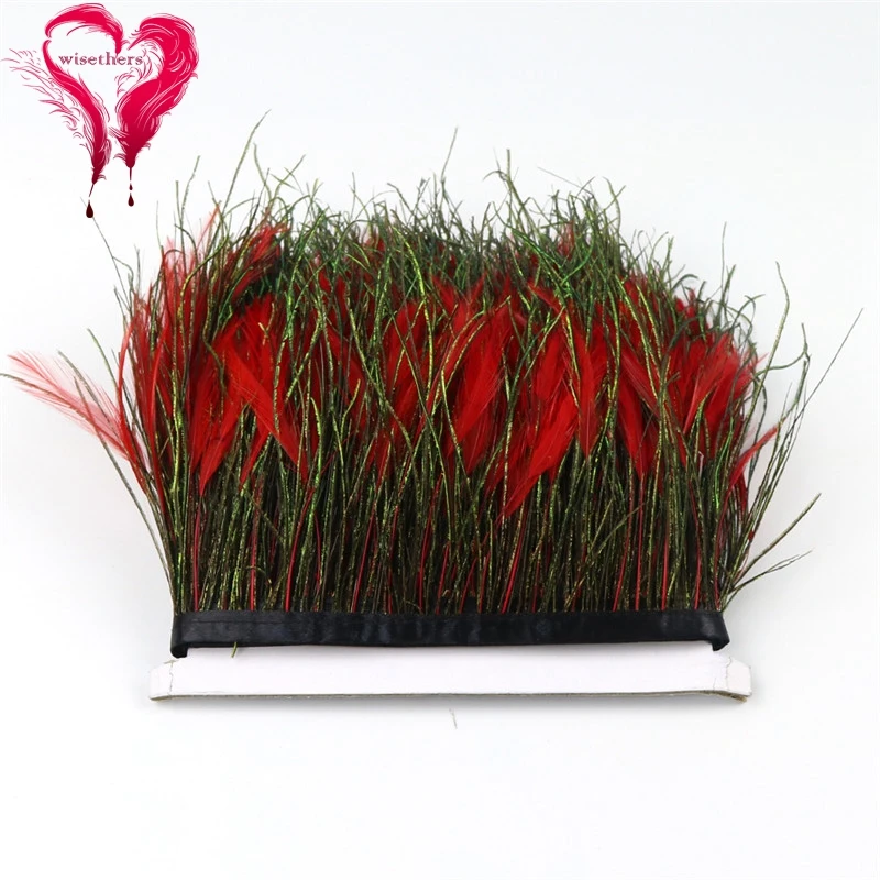 2 Colors 1 Meter Width 6-8 Inches Fancy Fluffy Red Natural Peacock Hackle feather Silk Fringe Trim Trimming Dress Decoration
2 Colors 1 Meter Width 6-8 Inches Fancy Fluffy Red Natural Peacock Hackle feather Silk Fringe Trim Trimming Dress Decoration