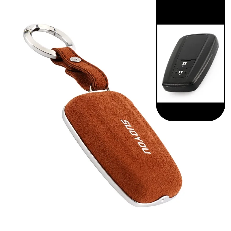 Car Key Case Cover Genuine Leather Galvanized Alloy For Toyota Camry Corolla C-HR CHR Prado 2018 Key Protection
Car Key Case Cover Genuine Leather Galvanized Alloy For Toyota Camry Corolla C-HR CHR Prado 2018 Key Protection
