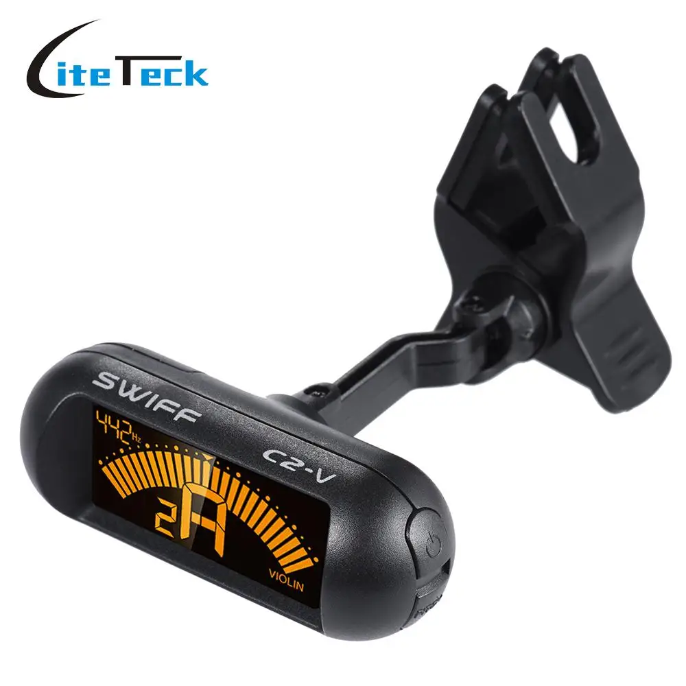 Electronic Chromatic Violin Tuner Clip-on Digital Tuner for Violin Fiddle LCD Display Rotate 360 degrees
Electronic Chromatic Violin Tuner Clip-on Digital Tuner for Violin Fiddle LCD Display Rotate 360 degrees