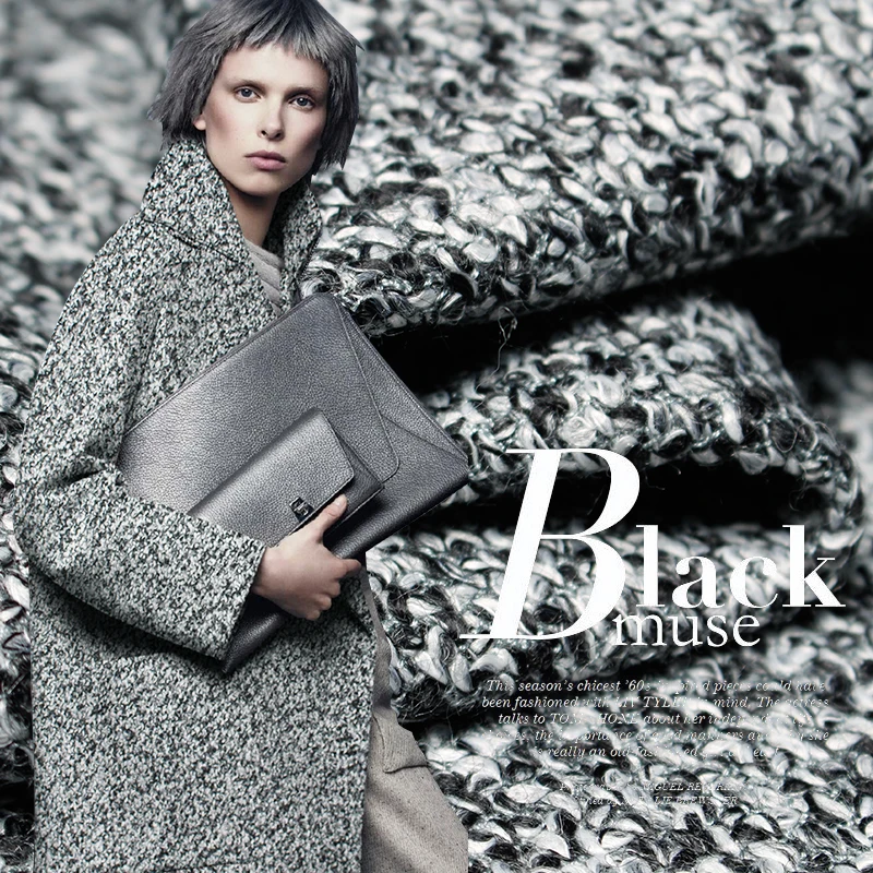 Autumn and winter warm wool fabrics Woolen gray intertwined fabrics wind jackets clothing coat fabrics
Autumn and winter warm wool fabrics Woolen gray intertwined fabrics wind jackets clothing coat fabrics