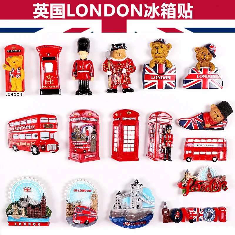Creative Refrigerator World London Tourist Souvenirs Bear Phone Booth Bus Landmark Building 3D Fridge Magnet Sticker Decoration
Creative Refrigerator World London Tourist Souvenirs Bear Phone Booth Bus Landmark Building 3D Fridge Magnet Sticker Decoration