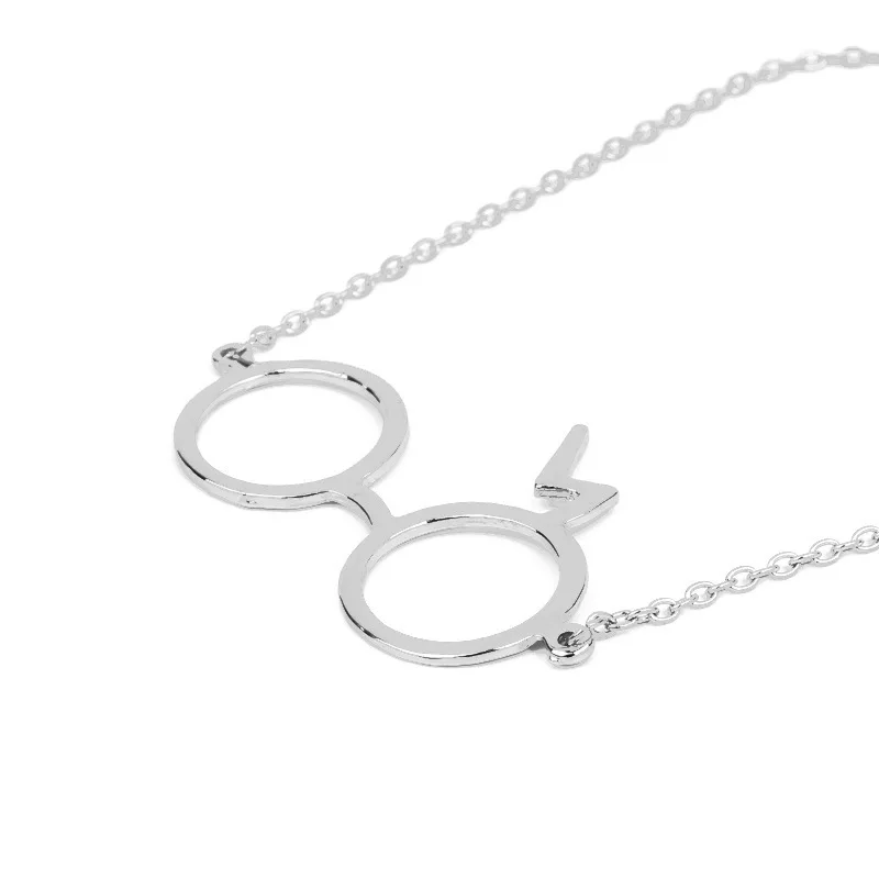 Classic Movie Harry lightning scar glasses necklaces for women Potter Z scar magic pendants movie gifts for fans
Classic Movie Harry lightning scar glasses necklaces for women Potter Z scar magic pendants movie gifts for fans