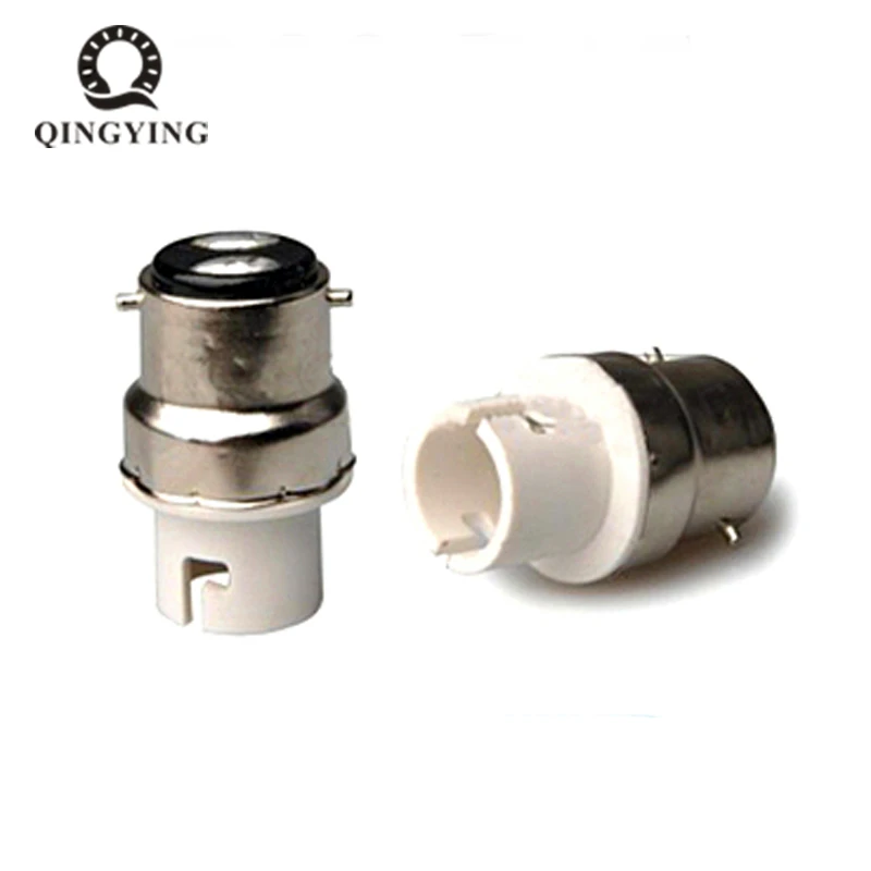 2pieces B22 to B15 Lamp Holder LED Bulb Bayonet Socket Bases White Fireproof Lamp Holder Converters
2pieces B22 to B15 Lamp Holder LED Bulb Bayonet Socket Bases White Fireproof Lamp Holder Converters