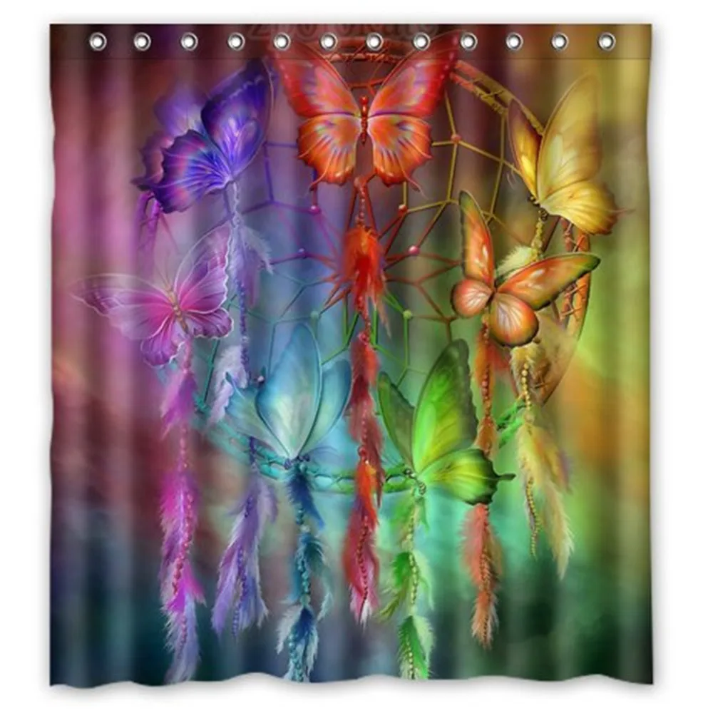 Modern Fashion Colorful Dream Catcher Shower Curtain Waterproof Polyester Bath Curtain Shower Rings Included
Modern Fashion Colorful Dream Catcher Shower Curtain Waterproof Polyester Bath Curtain Shower Rings Included