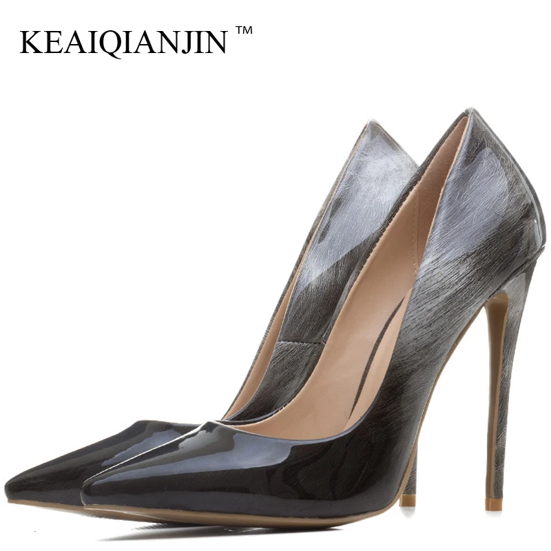 KEAIQIANJIN Stiletto Woman Ultra High Heels Shoes Plus Size 33 - 43 Fashion Sexy Party Wedding Pumps Pointed Toe 12 CM Pumps
KEAIQIANJIN Stiletto Woman Ultra High Heels Shoes Plus Size 33 - 43 Fashion Sexy Party Wedding Pumps Pointed Toe 12 CM Pumps