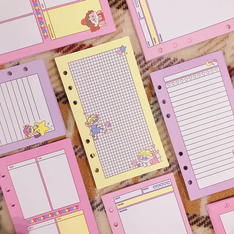 A6 6 Holes Spiral Notebook Filler Paper Journal Planner Inner Pages Dotted Grid Weekly Monthly Planner Notebook Paper C10 D10
A6 6 Holes Spiral Notebook Filler Paper Journal Planner Inner Pages Dotted Grid Weekly Monthly Planner Notebook Paper C10 D10