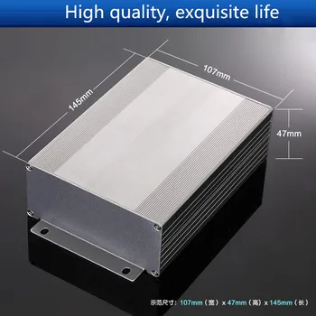 Mini aluminum amplifier chassis Instrument Electronic Component Audio Decoder case AMP Enclosure case DIY box (107*47*145mm)
Mini aluminum amplifier chassis Instrument Electronic Component Audio Decoder case AMP Enclosure case DIY box (107*47*145mm)