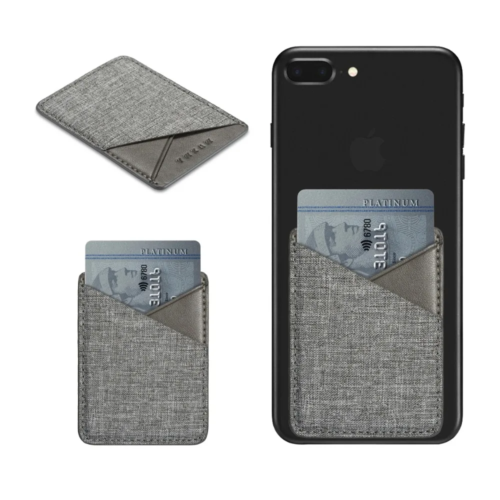 MUXMA High Quality Canvas Fashion Mobile Phone ID Card Holder Back Card Sticker Wallet Credit Pocket Adhesive Sticker
MUXMA High Quality Canvas Fashion Mobile Phone ID Card Holder Back Card Sticker Wallet Credit Pocket Adhesive Sticker
