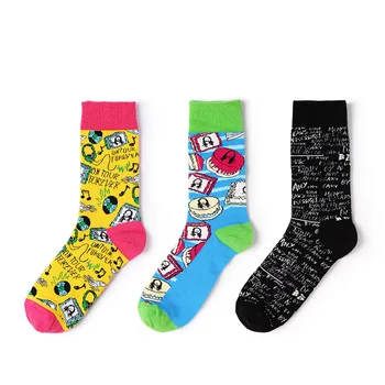 Men socks funny cotton happy socks spring new man Harajuku creative color hit cotton socks men's couple high
Men socks funny cotton happy socks spring new man Harajuku creative color hit cotton socks men's couple high