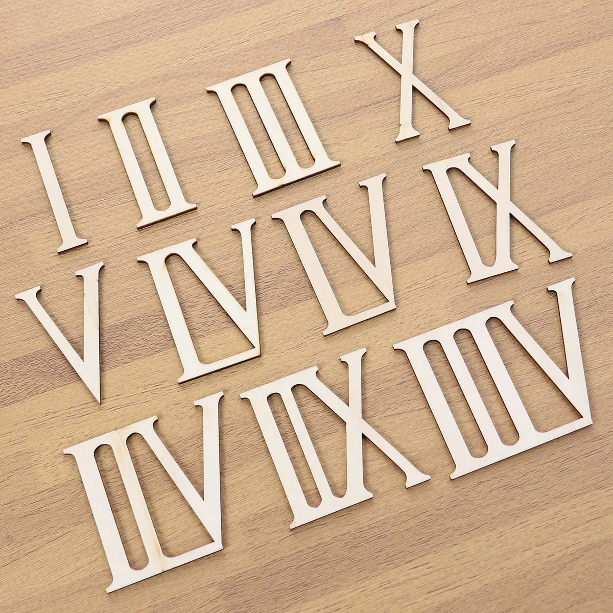 24 Pcs/2 Sets 7cm Wooden Roman Numerals Shape Wood Numerics Numbers DIY Household Bedroom Ornaments Craft Decoration Gift
24 Pcs/2 Sets 7cm Wooden Roman Numerals Shape Wood Numerics Numbers DIY Household Bedroom Ornaments Craft Decoration Gift