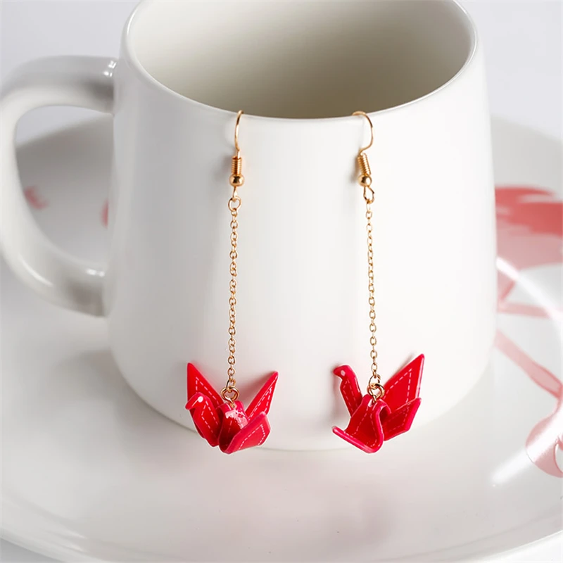 Doreen Box Women New Fashion Acrylic Cranes Drop Earrings Purple Green Red Dots Colors Hook Earring 7.4x3.3cm, 1 Pair
Doreen Box Women New Fashion Acrylic Cranes Drop Earrings Purple Green Red Dots Colors Hook Earring 7.4x3.3cm, 1 Pair