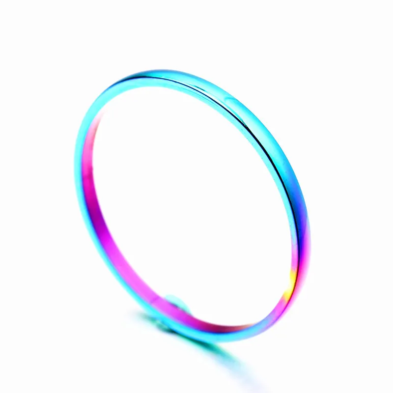 Rainbow Rings for women Blue Zink Filled Wedding Ring Set Anillos Mujer Bijoux Bagues Femme 2MM JR2201
Rainbow Rings for women Blue Zink Filled Wedding Ring Set Anillos Mujer Bijoux Bagues Femme 2MM JR2201