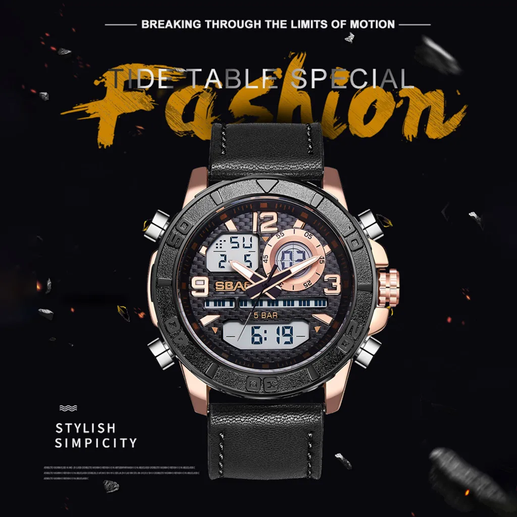 ISHOWTIENDA Men's Outdoor Waterproof Rotating Outer Disk Multi Automatic Date LED Military Function Electronic Watch Hot Sell
ISHOWTIENDA Men's Outdoor Waterproof Rotating Outer Disk Multi Automatic Date LED Military Function Electronic Watch Hot Sell