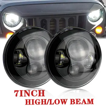2 pcs 7" Round Headlight 75W 35W Auto Led Driving Light H4 Hi/Lo 12V 24V for Toyota 4x4 Jeep Wrangler Jk Tj Lada Car-styling 4x4 
2 pcs 7" Round Headlight 75W 35W Auto Led Driving Light H4 Hi/Lo 12V 24V for Toyota 4x4 Jeep Wrangler Jk Tj Lada Car-styling 4x4