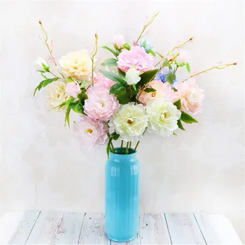 6Pcs Fake Long Stem Peony (3 heads/piece) Simulation Dutch peonia for Wedding Home Decorative Artificial Flowers
6Pcs Fake Long Stem Peony (3 heads/piece) Simulation Dutch peonia for Wedding Home Decorative Artificial Flowers