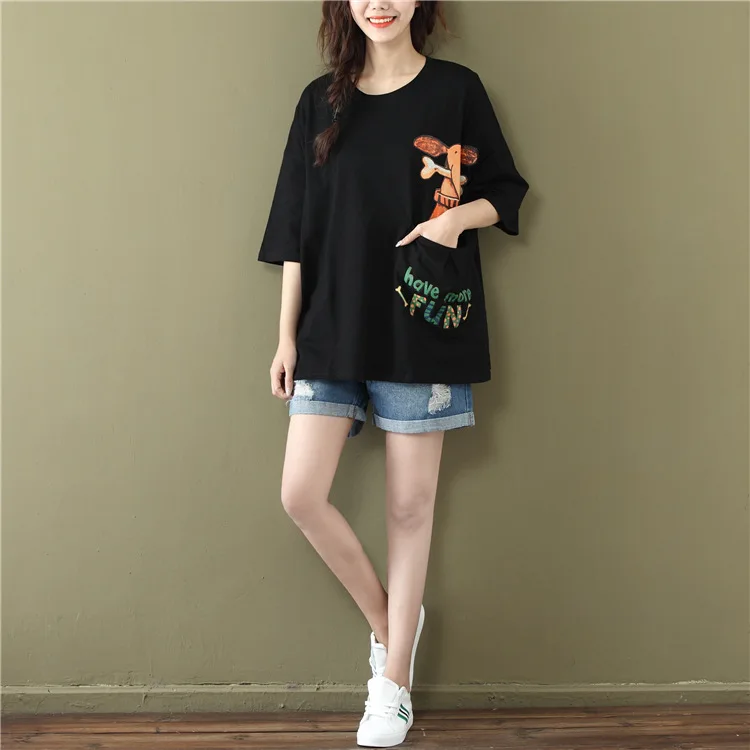 Women 2017 Summer Short Sleeve Loose Printed Tees Tops Ladies Plus Size T shirt Female Oversize Tee Shirt
Women 2017 Summer Short Sleeve Loose Printed Tees Tops Ladies Plus Size T shirt Female Oversize Tee Shirt