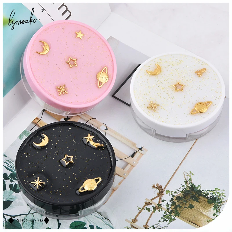Lymouko New Round Rocket Ribbon Stars Space Black with Mirror Contact Lens Case for Women Kit Container Contact Lenses Box
Lymouko New Round Rocket Ribbon Stars Space Black with Mirror Contact Lens Case for Women Kit Container Contact Lenses Box